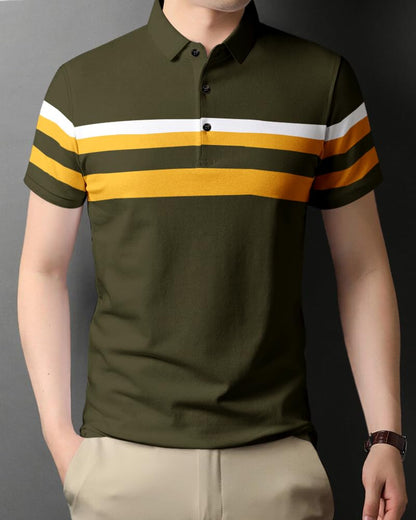 Nobel Monk MenS (Combo Pack Of 2) -Regular Fit Polo T Shirt |Half Sleeves |Collar Tshirts |Casual Tshirt