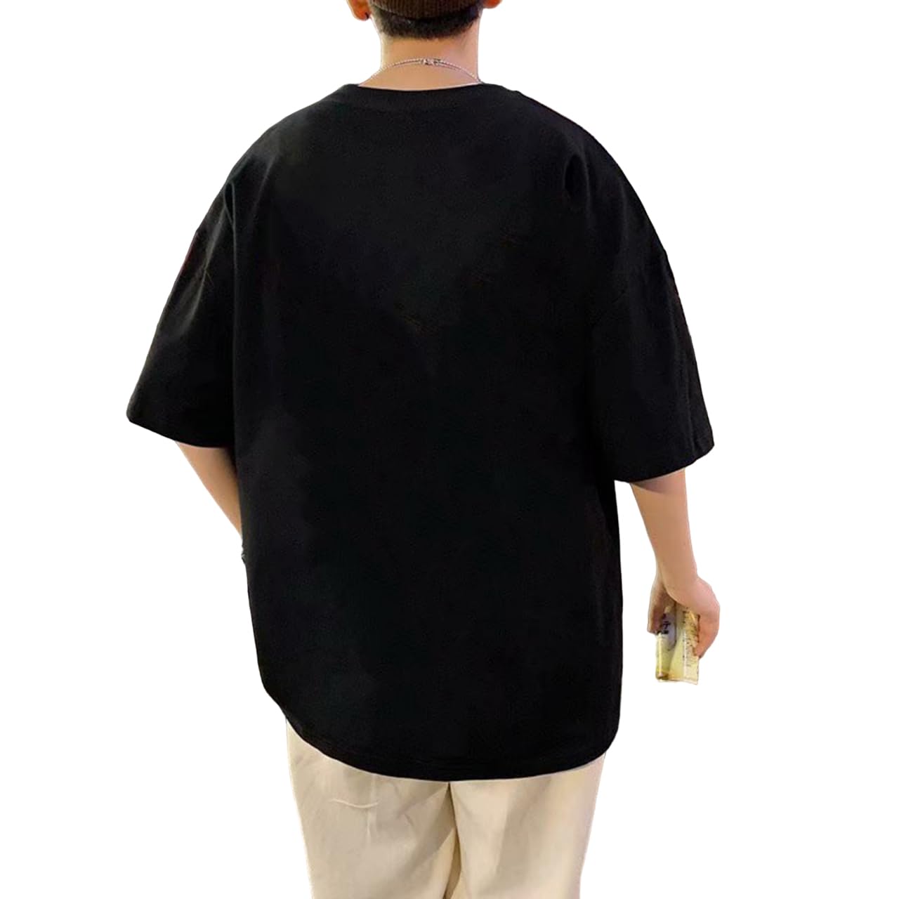 Thalasi Akira Japanese Anime Oversized T Shirts For Men - Round Neck,Half Sleeve,Oversized Loose Baggy Tshirt For Men & Trending
