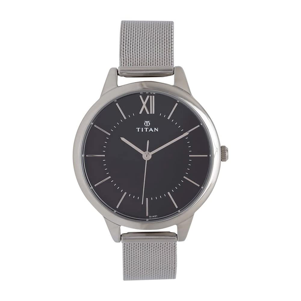 Titan Neo Analog Black Dial WomenS Watch