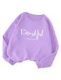 Kotty Women Full Sleeve Round Neck Printed Sweatshirt