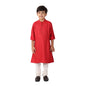 Fabindia Kids Chinese Collar Long Kurta Cotton_4-6Y