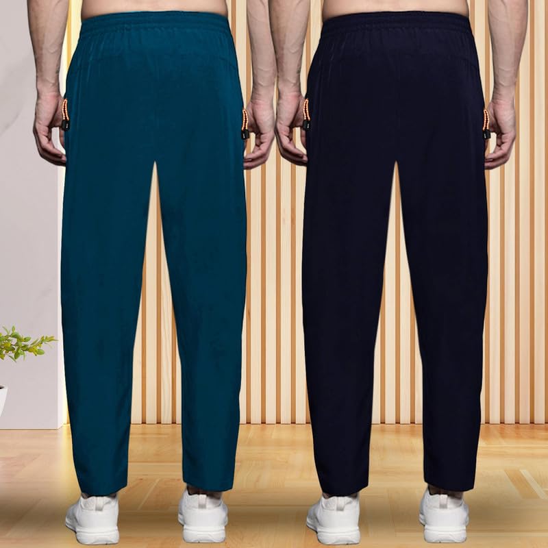Pinkmint Combo Track Pant for Men Soild with Pocket Active Wear ll Gym Wear (Pack of 2)