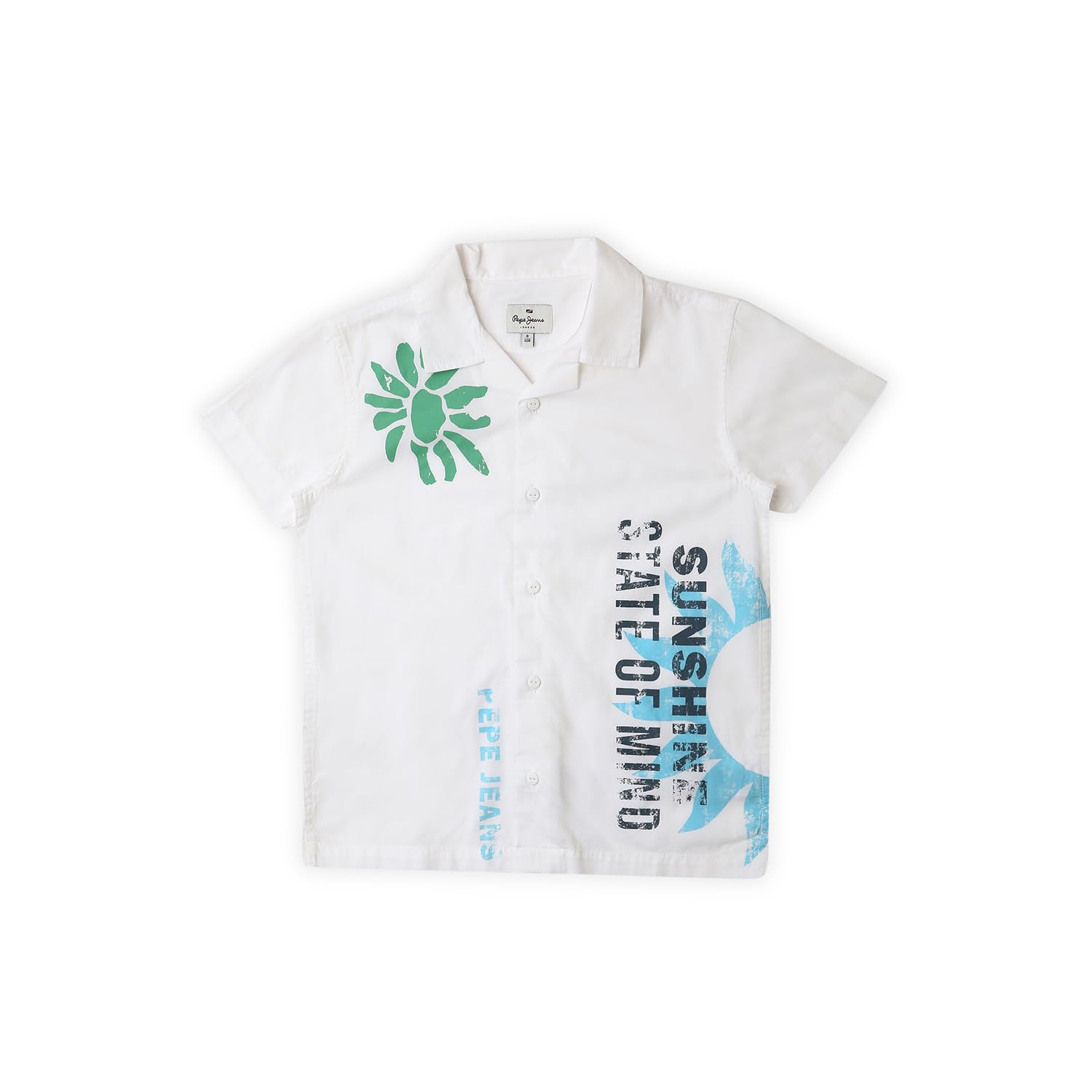 Pepe Jeans BoyS Regular Fit Shirt (Pb302626_White