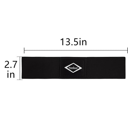 Scott Edward Pro Golf Swing Training Aid - Black Nylon Arm Band for Gesture Alignment Practice, Perfect for Beginners and Men