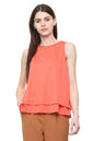 Allen Solly Women Solid Casual Polyester Round Neck T-Shirt