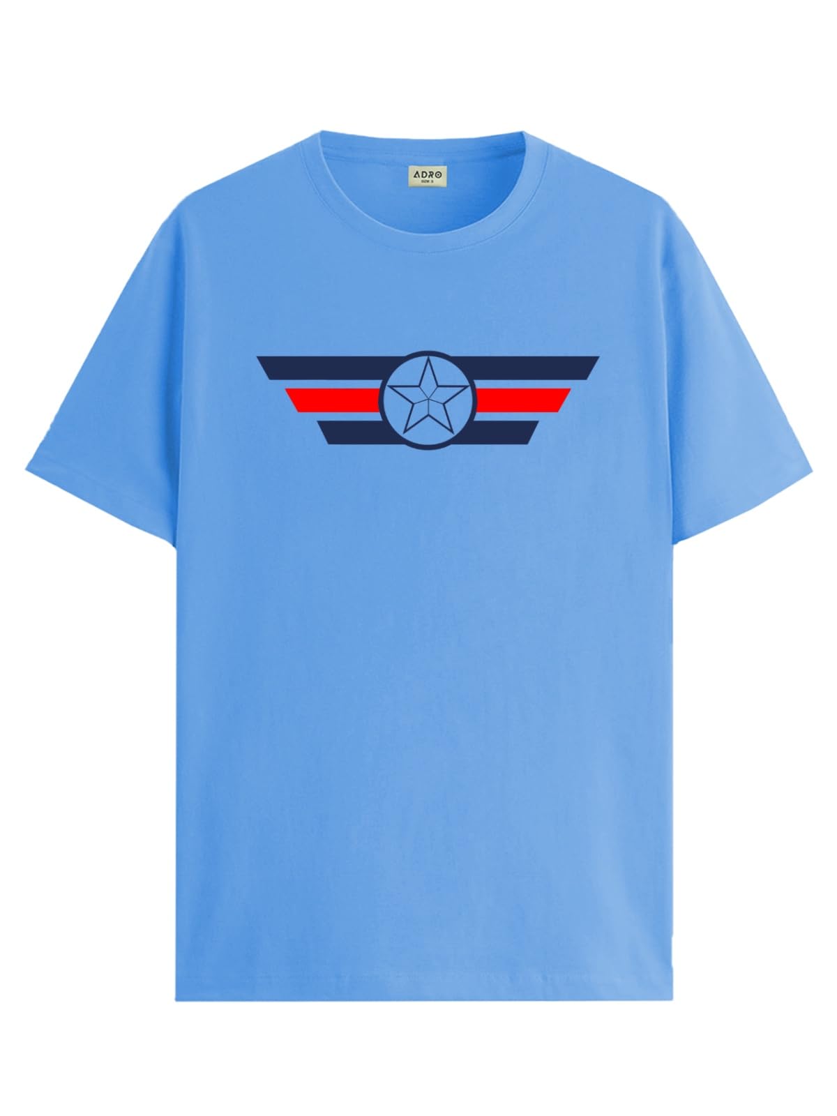 ADRO Tshirt for Men | Printed T Shirt for Men | 100% Cotton T-Shirt |Printed T Shirt | T-Shirts | RN24-CAP-SK