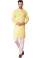 Jompers Mens Chikankari Pure Cotton Kurta Churidar Set