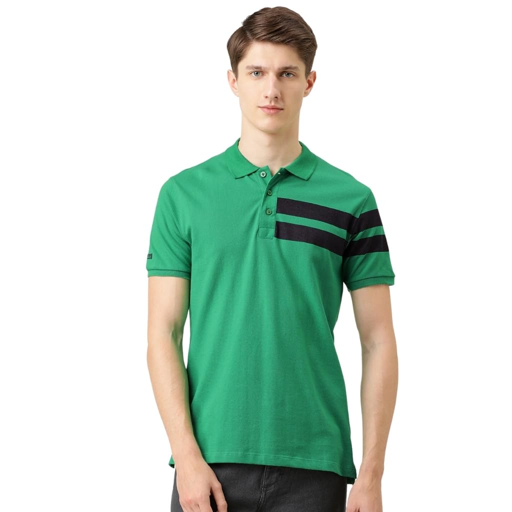The Indian Garage Co Mens Sleeves Slim Fit T-Shirt