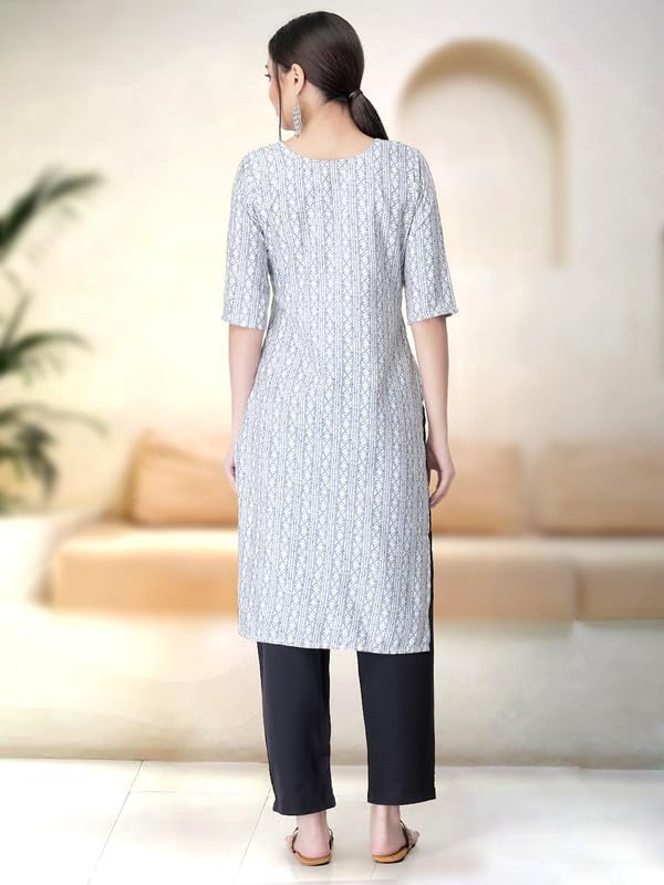 Pinkmint Kurta Set For Women Ll Printed Kurti & Pant Set Ll Regular Kurta Set Ll (Pack Of 2)