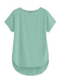 SHODOX Womens Cotton Blend Solid Regular fit Round Neck Short Sleeve T-Shirt (Pack of 1)