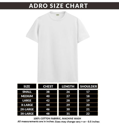 ADRO Men's Solid Regular Fit T-Shirt (RCM3-PLN-PU-BL-WH_Purple,Black,White