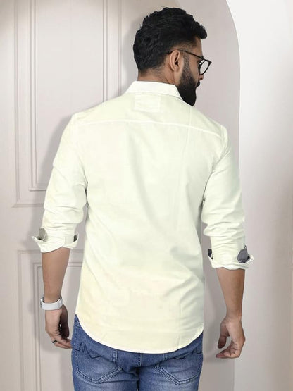 Pinkmint Combo Cotton Shirt for Men Button Down Spread Collar Shirt