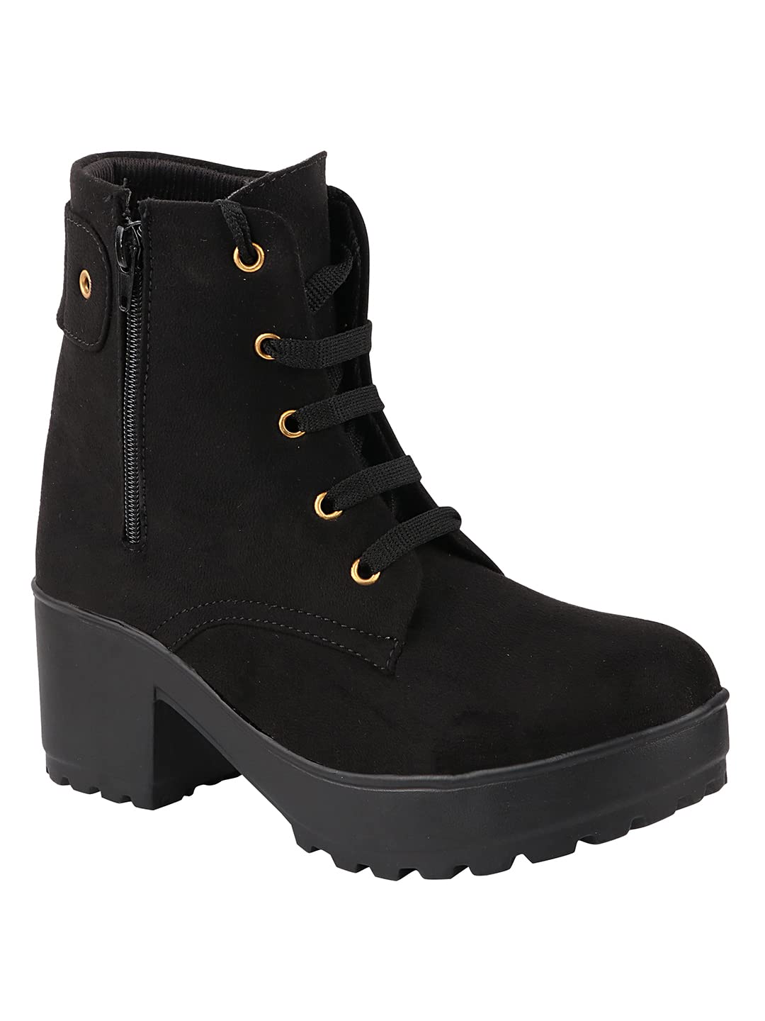 Shoetopia Women And Girls Black Boots