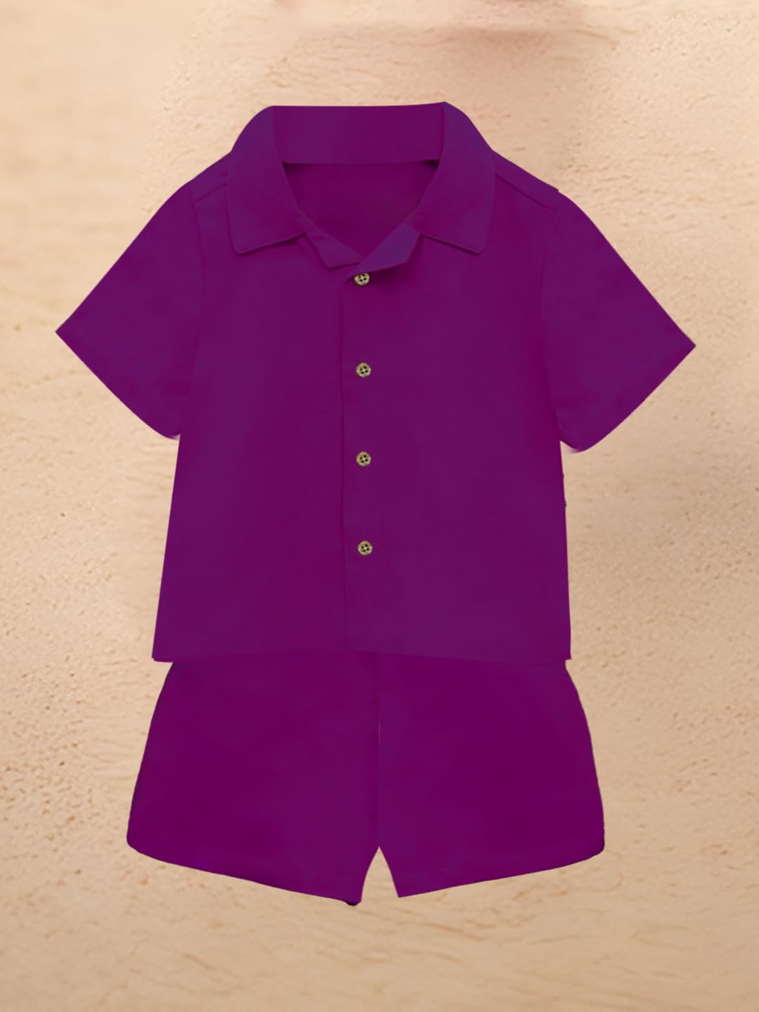 A.T.U.N. (ALL THINGS UBER NICE) Boys Solid Two Piece Set | Co-Ord Set for Boys