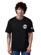 The Souled Store Official Marvel: Venom Men Oversized T-Shirts Black