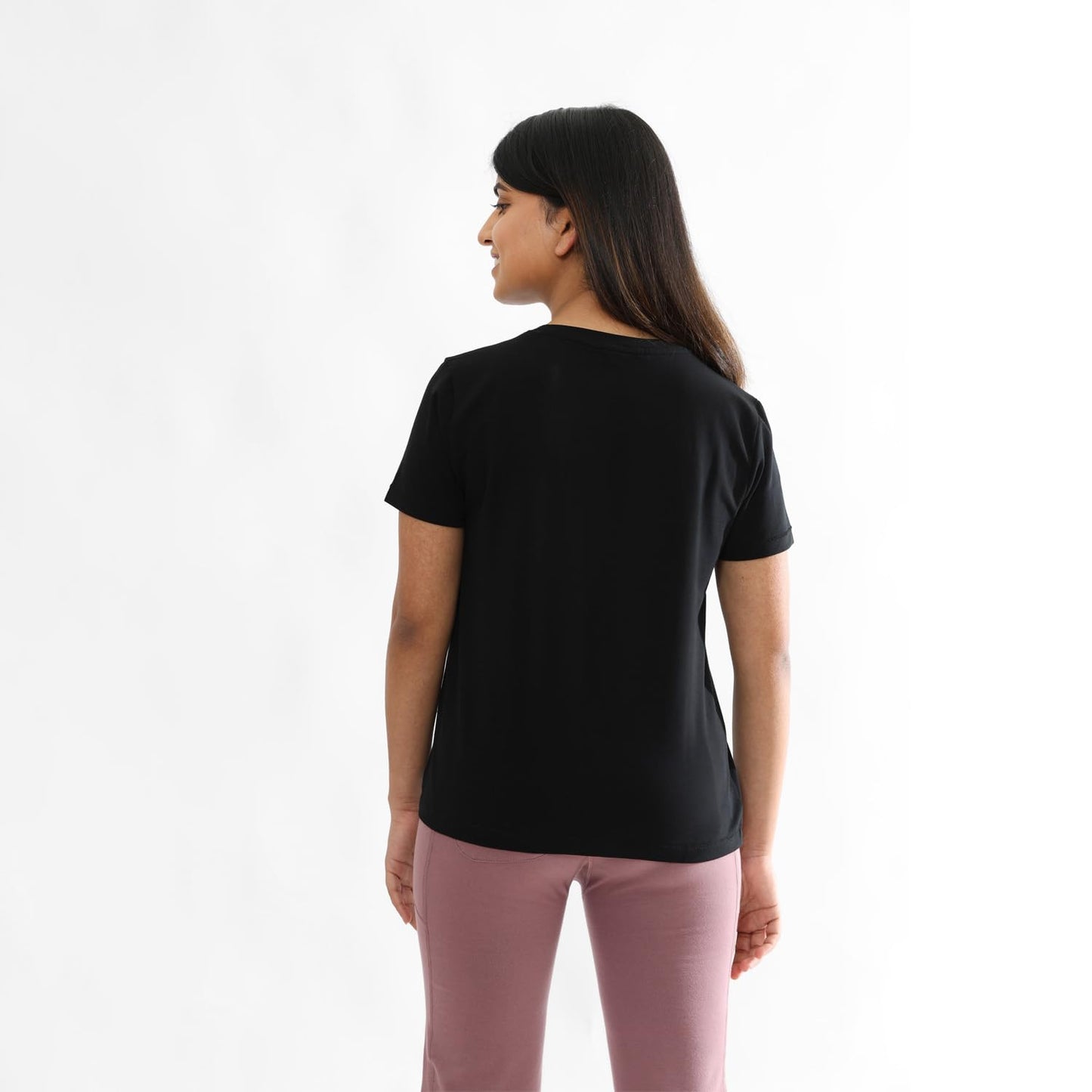 BlissClub Women The Last tee |Stays New for 750+ Days |10X Durable| Round Neck | Womens t-Shirt | Short Sleeves | Hip Covering |