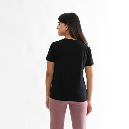 BlissClub Women The Last tee |Stays New for 750+ Days |10X Durable| Round Neck | Womens t-Shirt | Short Sleeves | Hip Covering |