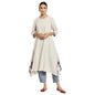 Fabindia Women Woven Regular Fit 2 Piece Kurta Set Cotton_Xs Off White