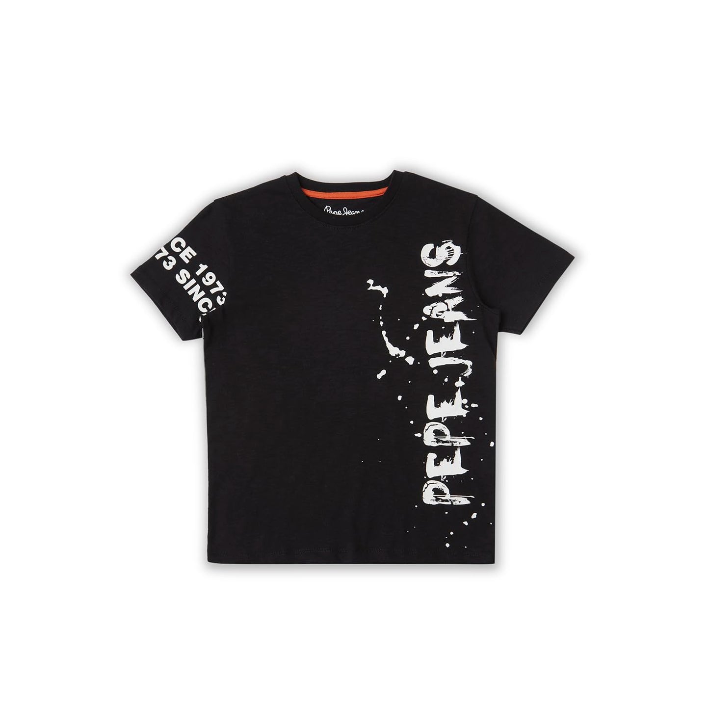 Pepe Jeans BoyS Regular Fit T-Shirt (Pb503868_Black