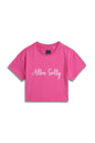 Allen Solly Girls Printed Graphic Casual Cotton Polyester T-Shirt