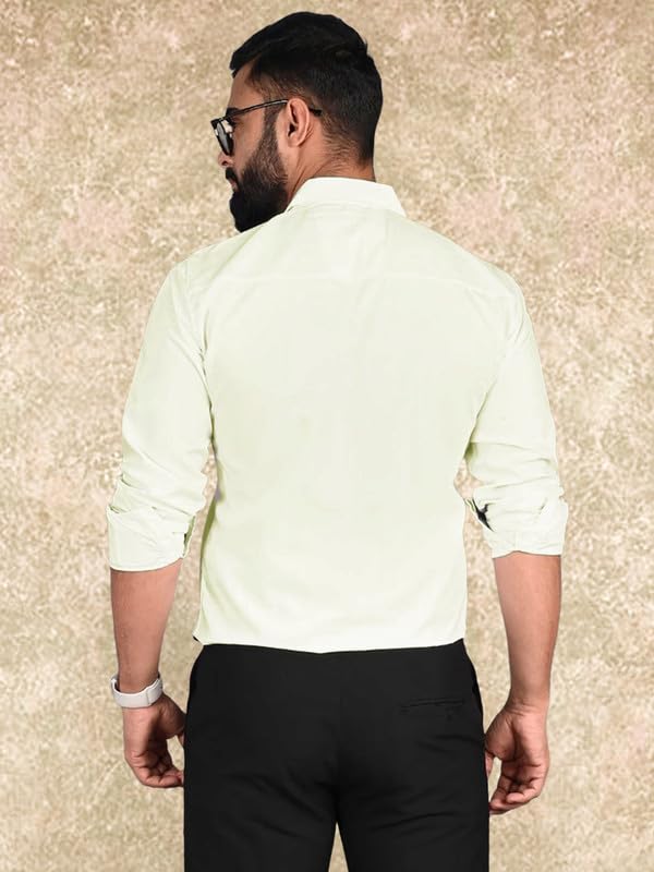 Tee Projekt Casual Shirt for Men Regular Fit Long Sleeve Shirt Suitable for Event Formal Wear