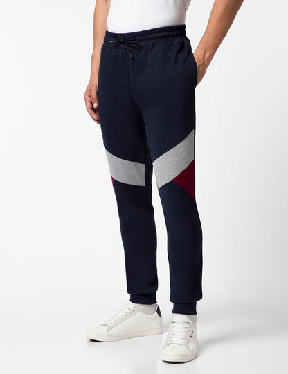 FYLTR Mens Colourblock Joggers with Elasticated Waist and Contrast Drawstrings