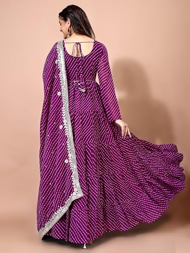 Fashion Basket Georgette Anarkali Kurta Set For Women