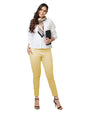 Lyra Cotton Strech Pencil Pant For Women | Mid-Waist | Fashionwear