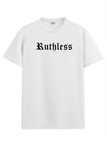 ADRO Mens Printed T Shirt - Premium Cotton Graphic Printed Tshirt - White T-Shirt - RN24-RUTH-WH
