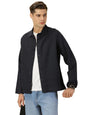 Thomas Scott Oversized Linen Double Pocket Solid Shirts for Mens Navy Blue