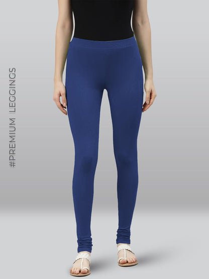 Lyra Premium Viscose Full Length Churidar Leggings For Women