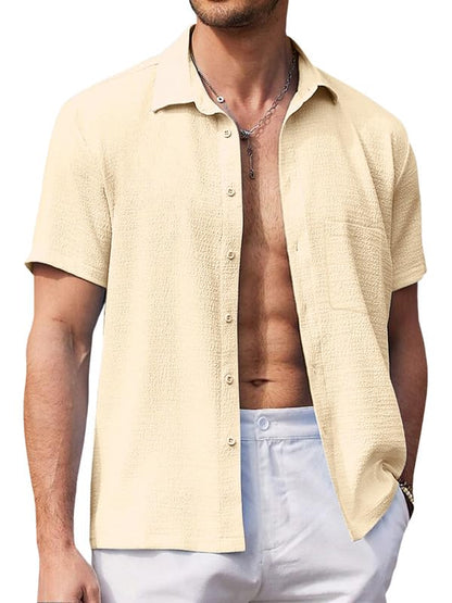 Tee Projekt Shirt for Men Stylish Popcorn Textured Shirt & Regular Fit Casual Shirt l Boys Shirts l Event Shirt