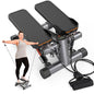 Sportsroyals Stair Stepper for Exercise, Mini Steppers with Resistance Band, Hydraulic Fitness Stepper Exercise Home Workout Equ