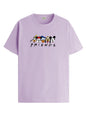 ADRO T Shirts for Boys & Girls | Friends Printed T-Shirt | Ages 3-14 | 100% Cotton Round Neck Tshirt for Boys |KRN-L2-FRIEND-PU-