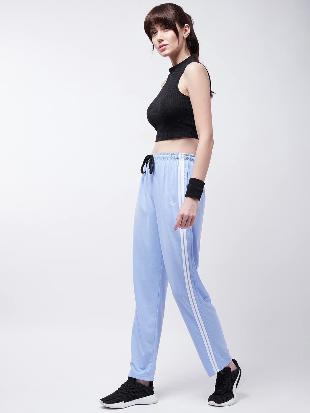 Pivl Striped Womens Sky Track Pant