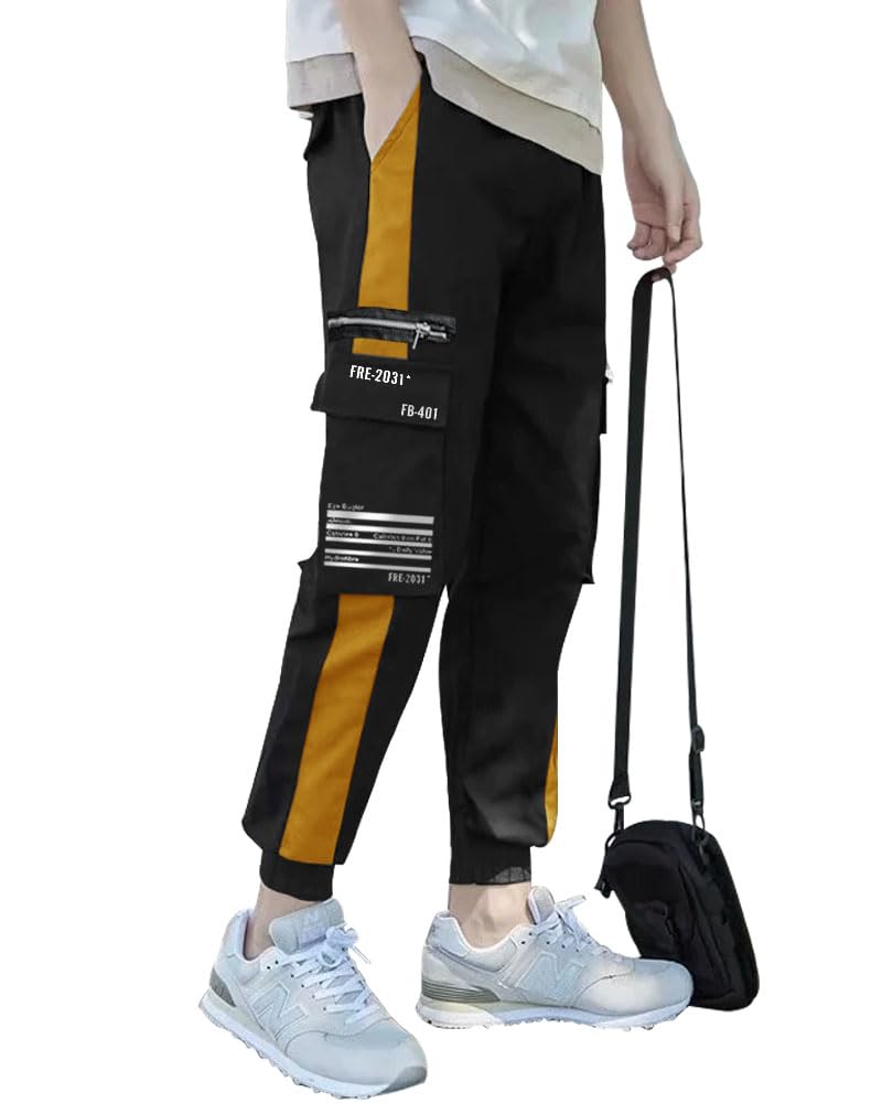Noble Monk Track Pant For Men | Stylish Track Pants | Cargo Pockets | JoggerS For Men
