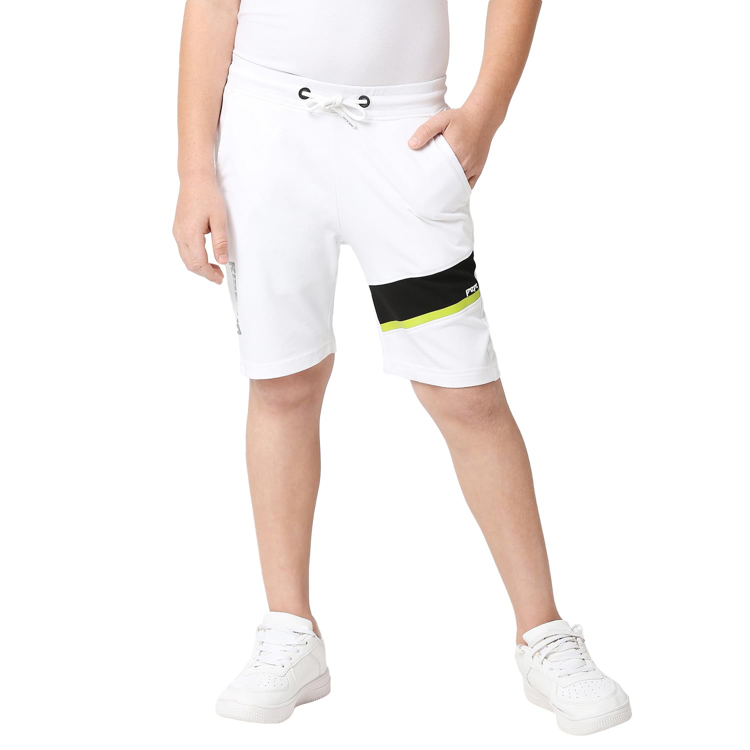 Pepe Jeans BoyS Chino Shorts (Pb800747_White