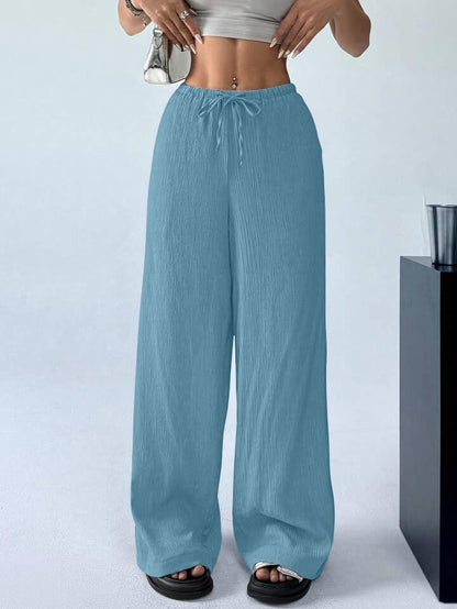 Greciilooks WomenS Loose High Rise Trouser | High-Waist Korean Pants | Formal Track Pant | Cargo Style Baggy Trendy (Available