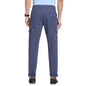 Turtle Men Cotton Stretch Regular Fit Solid Blue Denim Cargo Pant