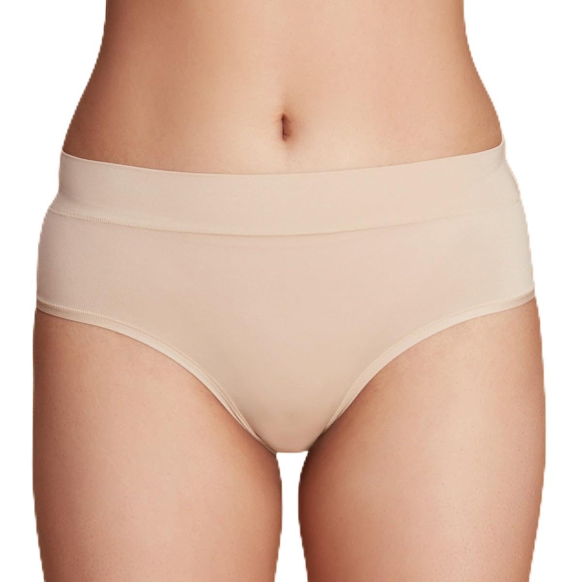 Nykd (Nyp342 Nylon Stretchable Hipster Panty Underwear For Women | Ultra-Soft Fabric With Mid Waist Full Coverage & Smooth Elast