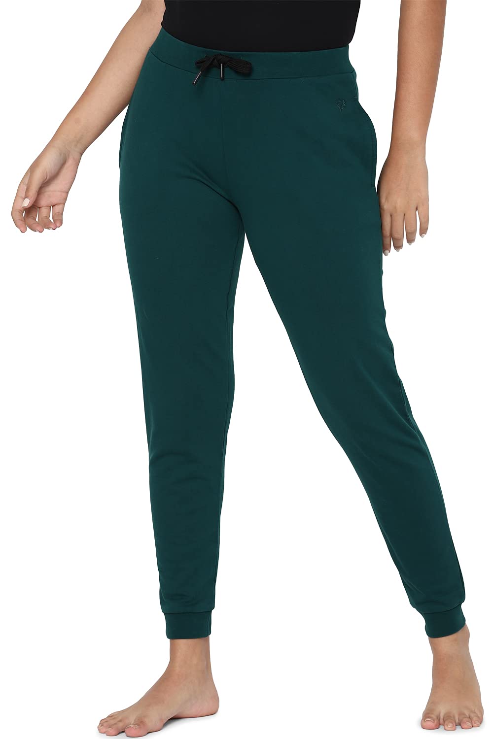 Allen Solly Women Regular Fit Solid Casual Cotton Pants