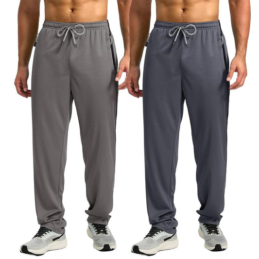 Pinkmint Mens Combo Track Pant l Spendex Pocket Regular Track Pant l Stylish Sports & Gym Wear (Pack of 2)