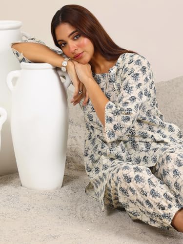 Libas WomenS Cotton Co-Ord Set (400436H