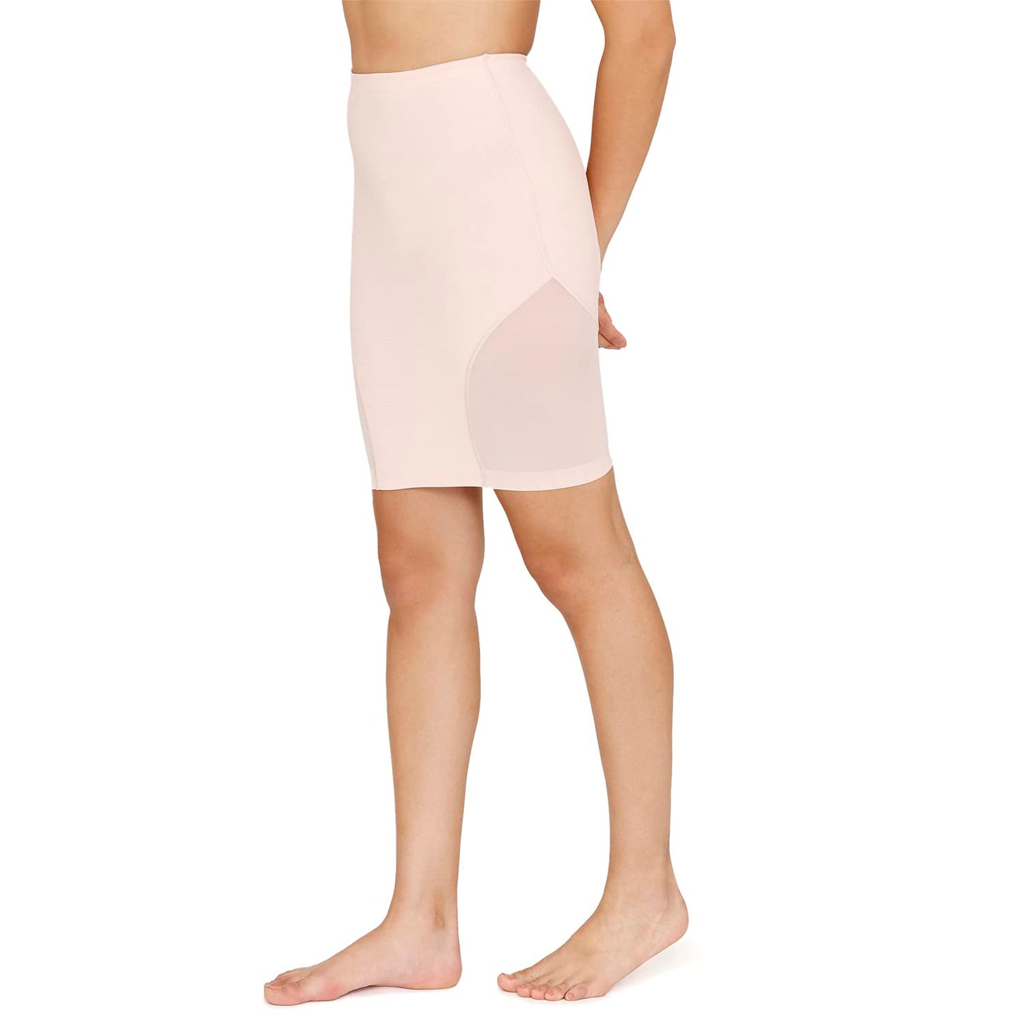 Zivame All Day Short Length Shaping Skirt for Women - Sepia Rose
