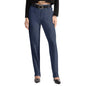 BlissClub Work-to-Wine Twill Straight Pants -Tall Above 55, Twill Pattern, Cotton Pants, Breathable and Stretchy
