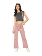 Aarika Womens Casual Pink Colour Solid Denim Jeans-(28-32)-(DN-PANT-W-AD-1649-PINK-32)