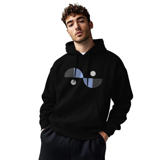Nobero MenS Cotton Blend Neck Hooded Regular Fit Sweatshirt (1M-Twho-C0680_Black (X_Large)