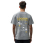 Nobero MenS Graphic Print Oversized Fit T-Shirt (1M-Twrt-C1092_Taupe Gray