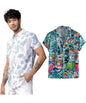 LookMark Mens Cotton Blend Casual Beach Wear Shirts | Stylish Printed Shirts for Men | Comfortable Summer Wear | Party, Vacatio