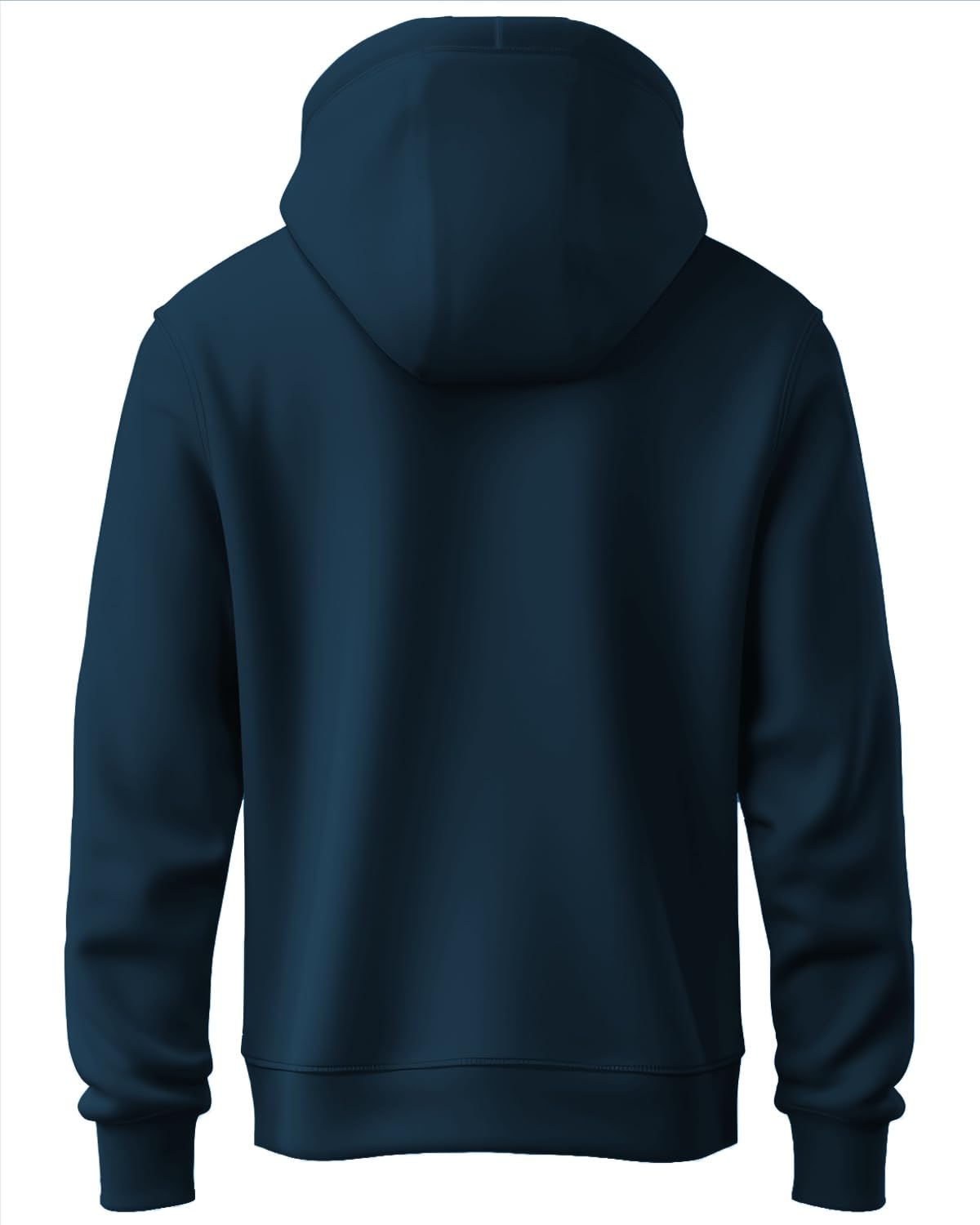 ADRO Mens Cotton Neck Hooded Sweatshirt (H24-M-RAC-SB_Teal